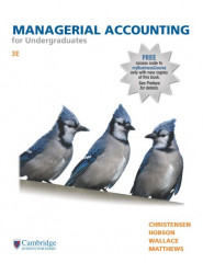 Managerial Accounting for Undergraduates, 3e