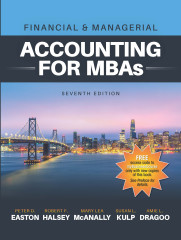 Financial & Managerial Accounting for MBAs, 7e